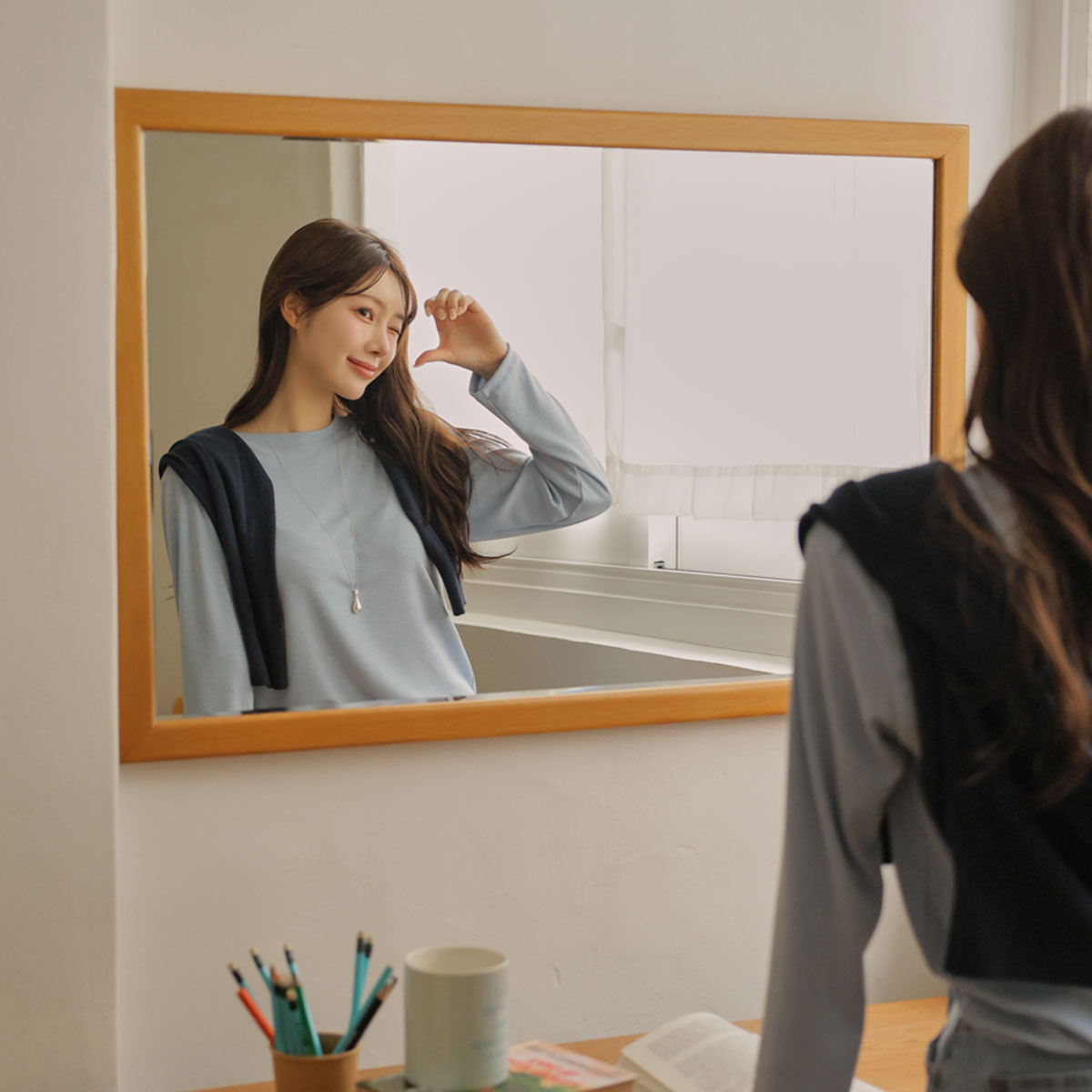 Basic Hoodie Long-sleeved T-shirt