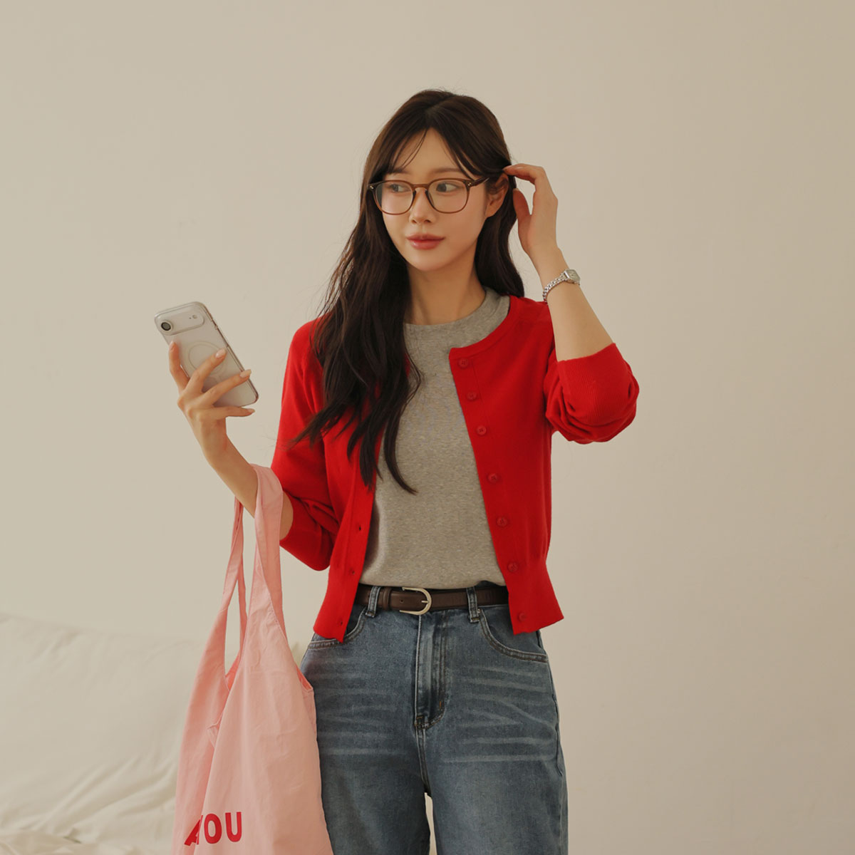 <b>[Limited Time Sale]</b> Soft Viscose Raglan Cardigan