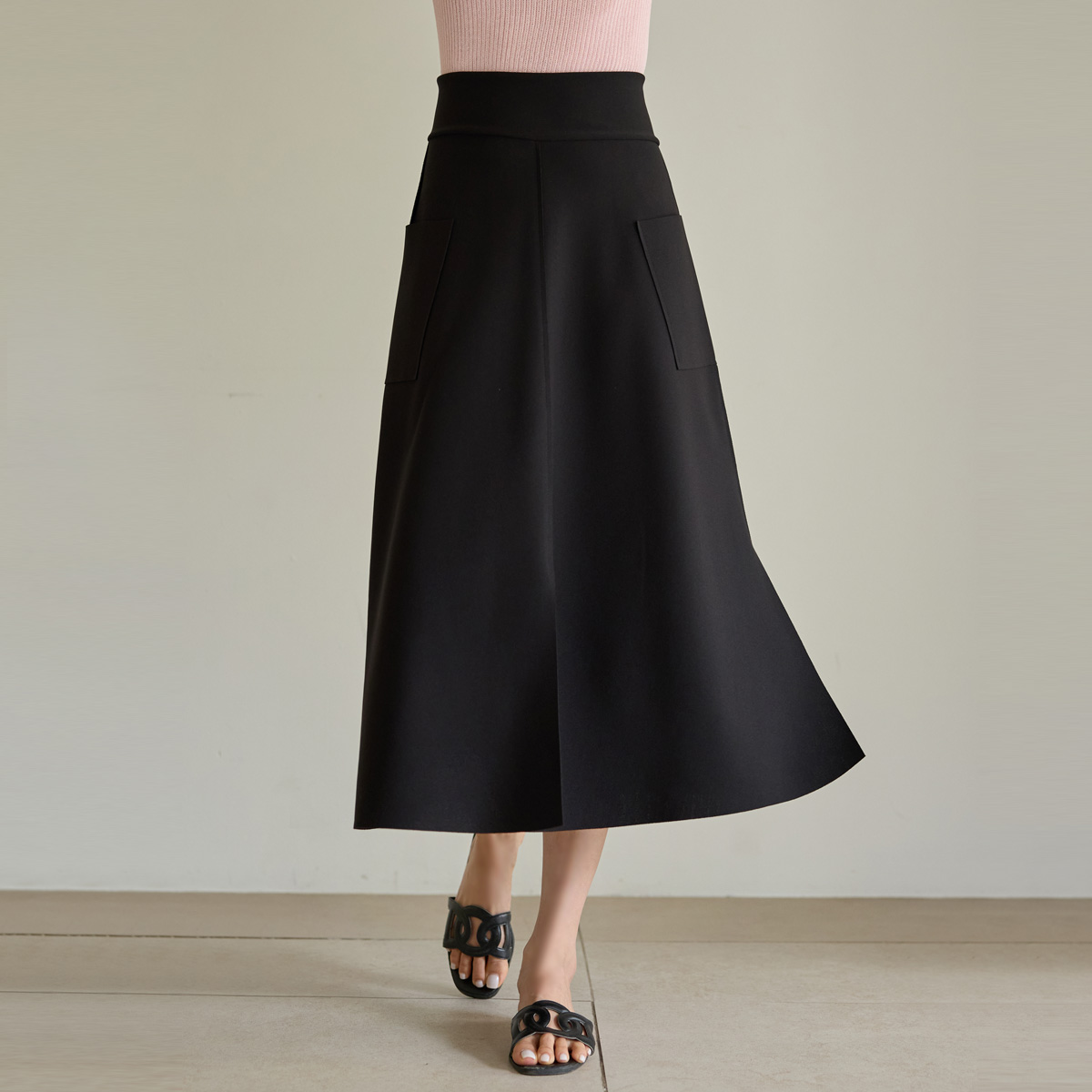 <b>[Special 2-Piece Deal]</b> <b>[Wrinkle-free / Recommended for work / Tummy control / Highly acclaimed✨]</b> <b>[Made]</b> Holy Grail Stretchy Long Light Slit Skirt