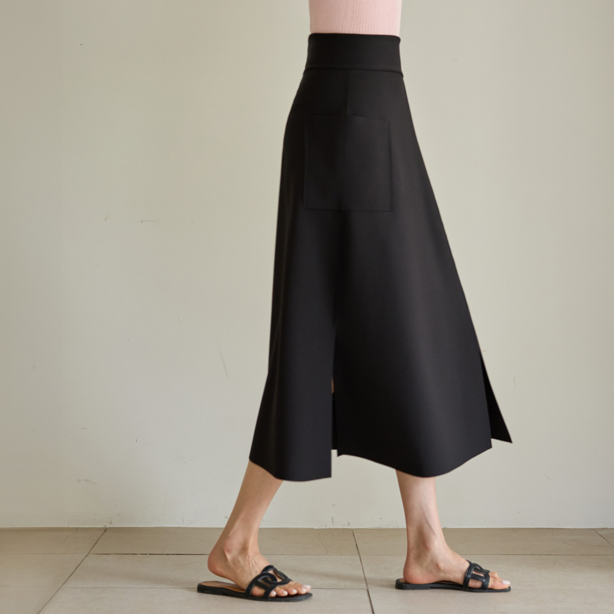 <b>[Special 2-Piece Deal]</b> <b>[Wrinkle-free / Recommended for work / Tummy control / Highly acclaimed✨]</b> <b>[Made]</b> Holy Grail Stretchy Long Light Slit Skirt