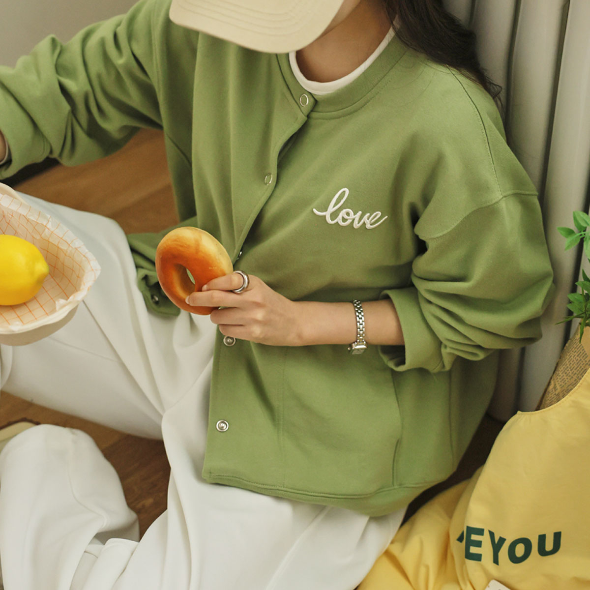 <b>[Made]</b> Sturdy Snap Pocket Cardigan