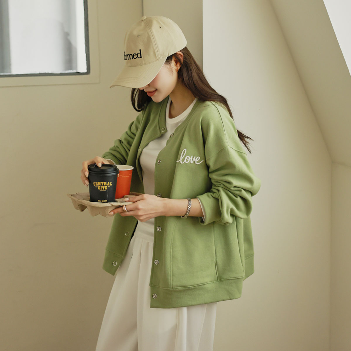 <b>[Made]</b> Sturdy Snap Pocket Cardigan