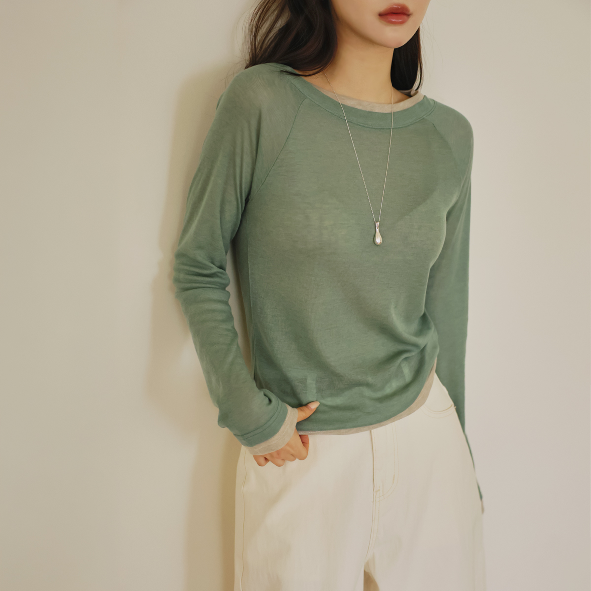 Soft Lyocell Layered Tee
