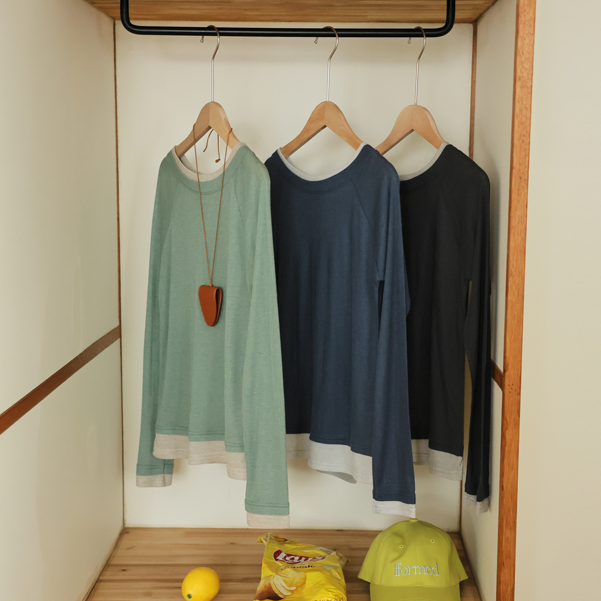 Soft Lyocell Layered Tee