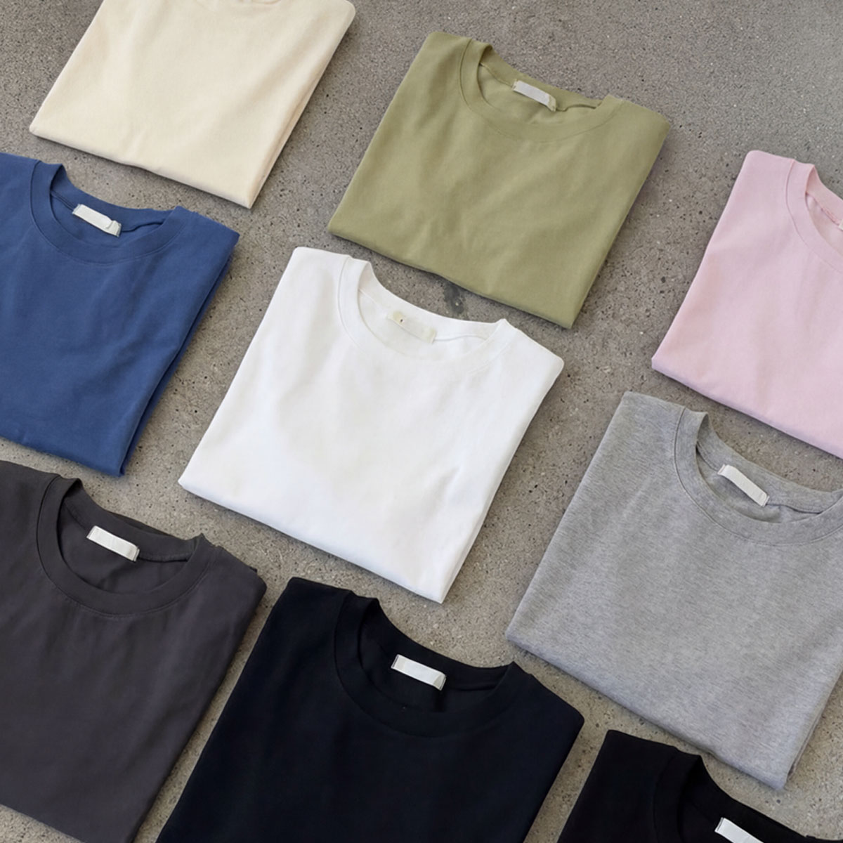 2 Types Bio-washed Semi-crop Top