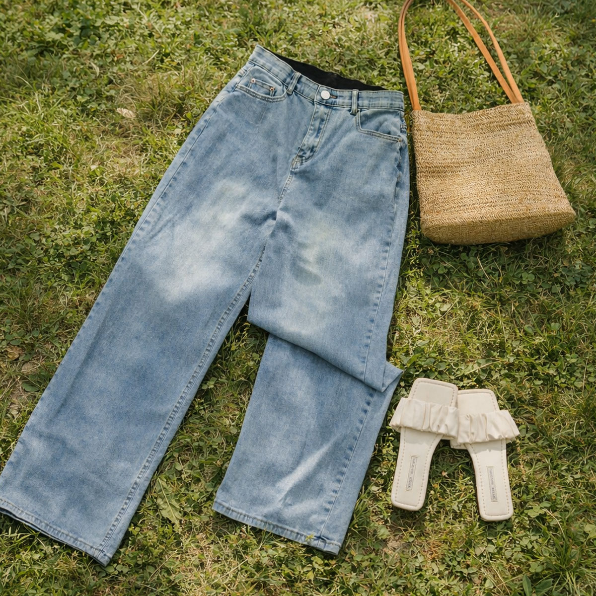 2TYPE Tough 5Color Wide Denim Pants