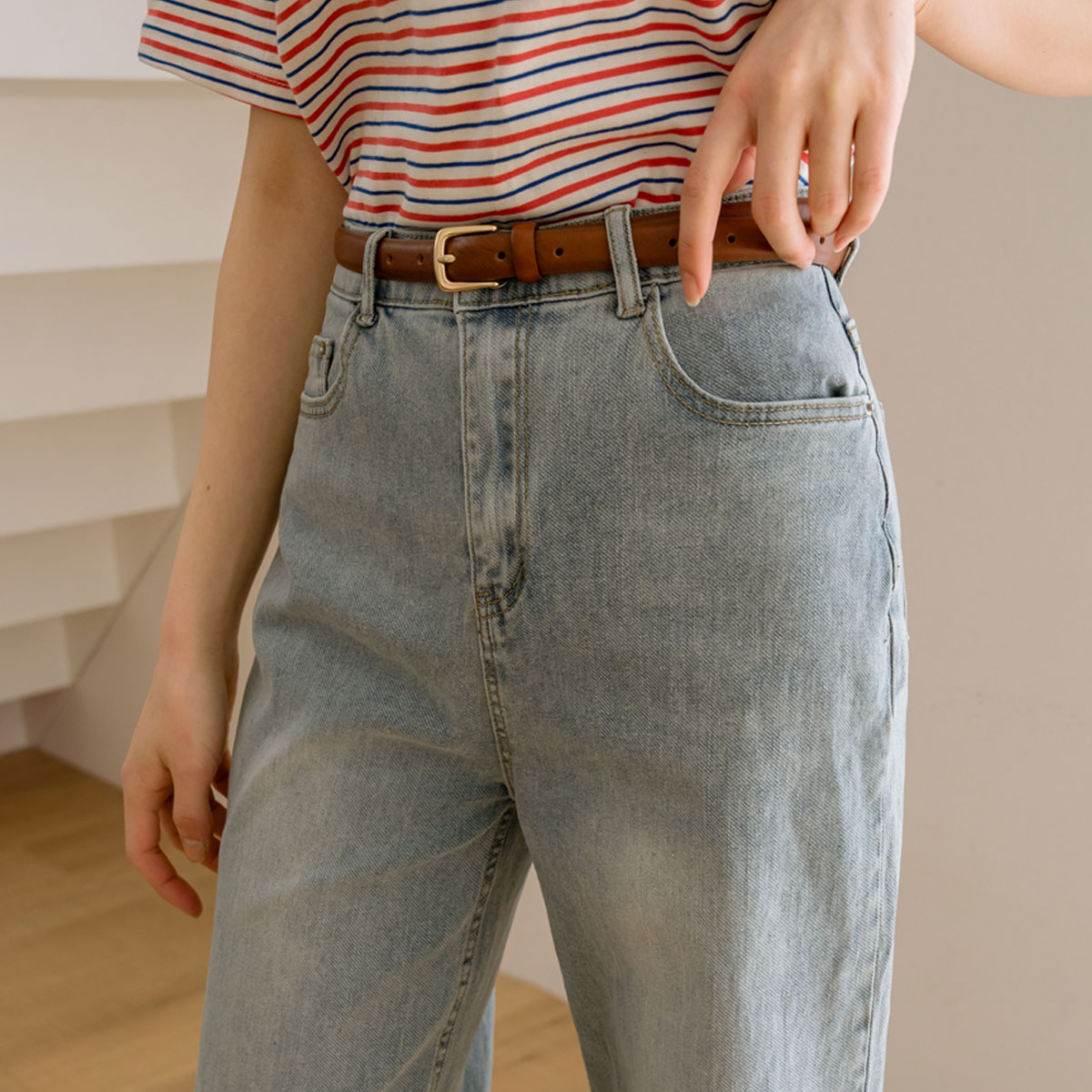 2TYPE Tough 5Color Wide Denim Pants