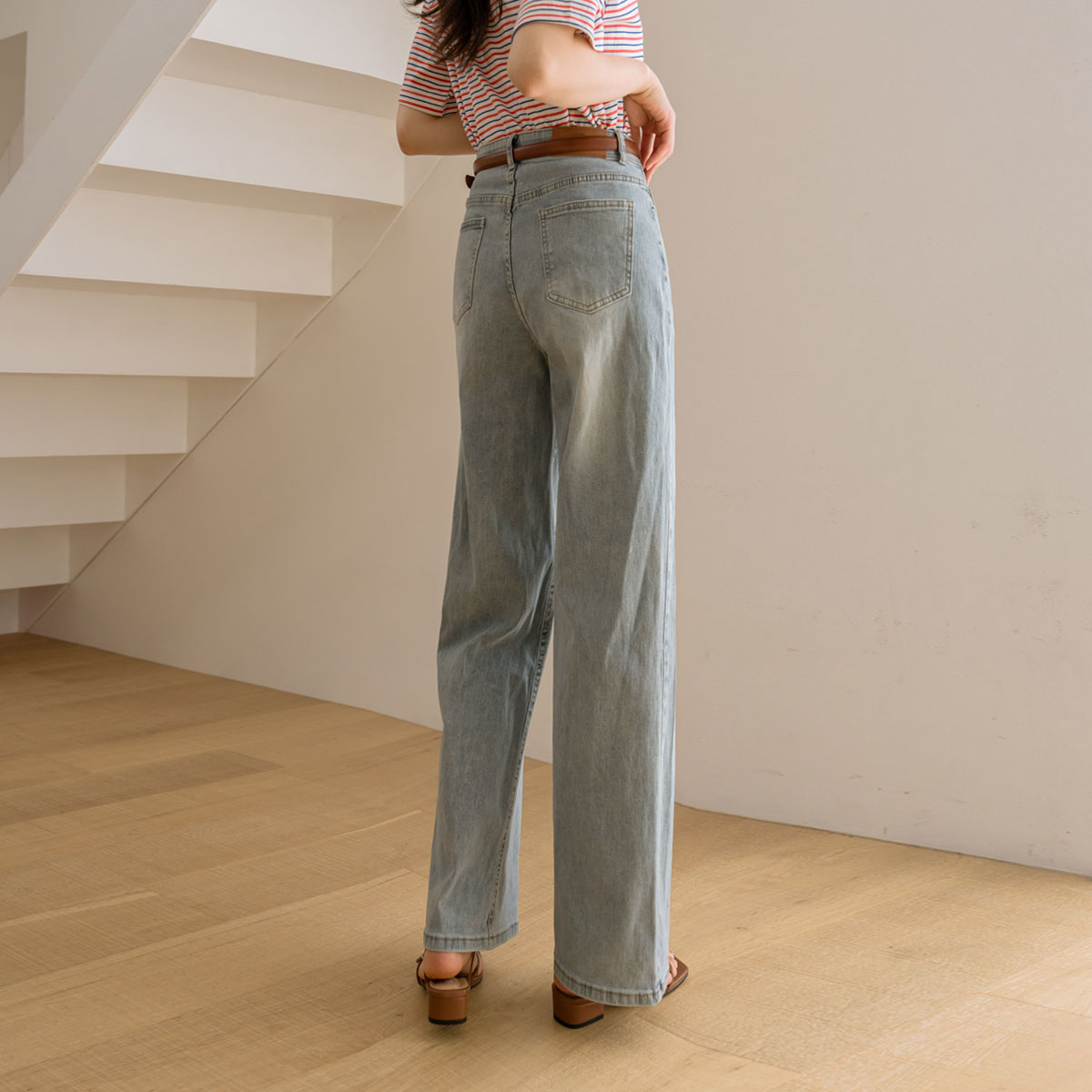 2TYPE Tough 5Color Wide Denim Pants