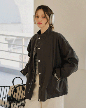 Snap Pocket Highneck Jacket