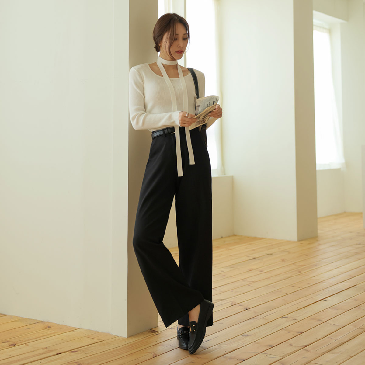 2-Type Simple Cover Wide Slacks