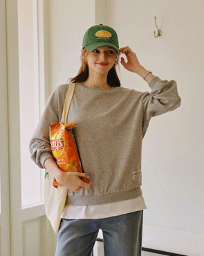 Labels Color Block Layered Sweatshirt