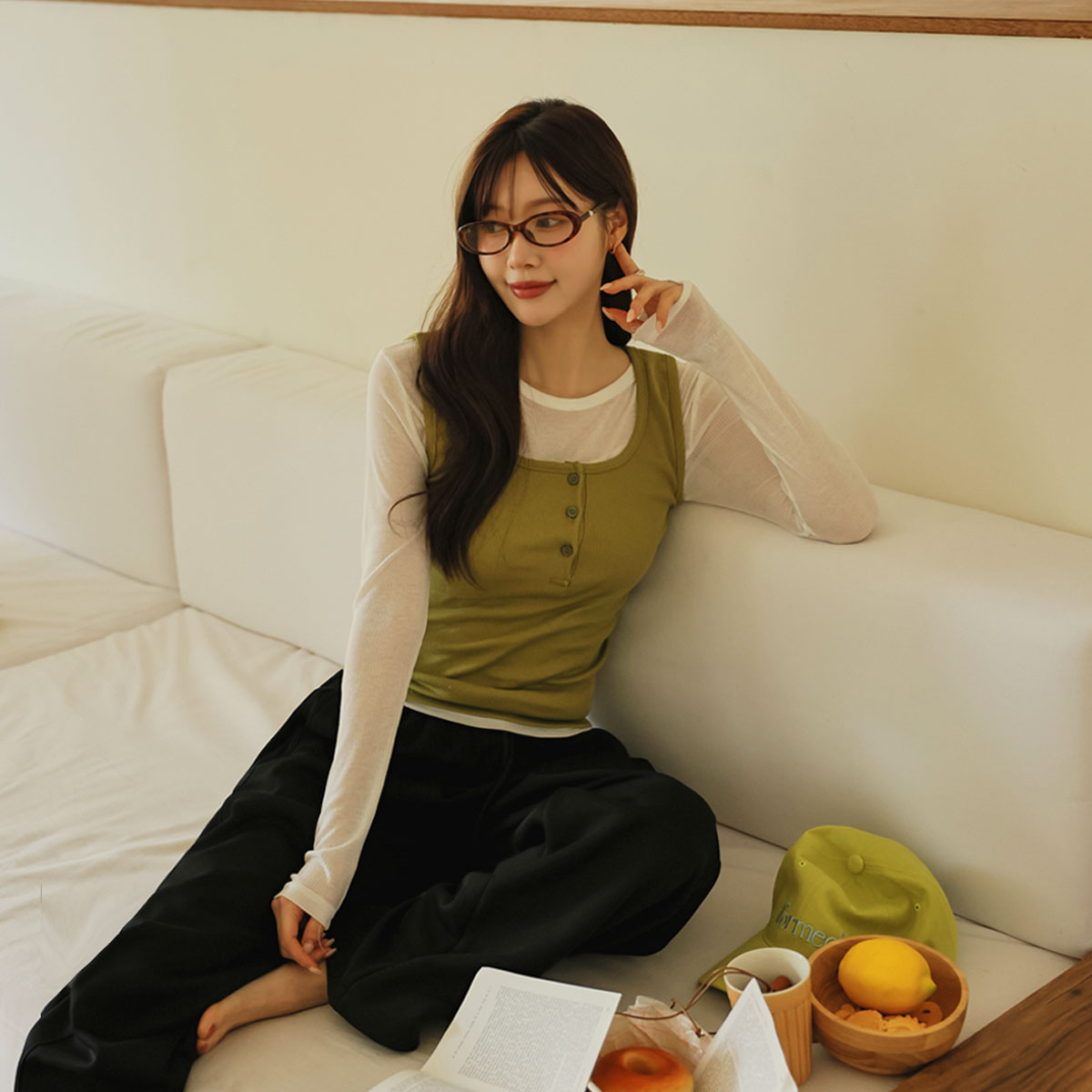 Lyocell Slim Inner Tee