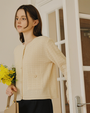 Shine Pearl Knit Cardigan