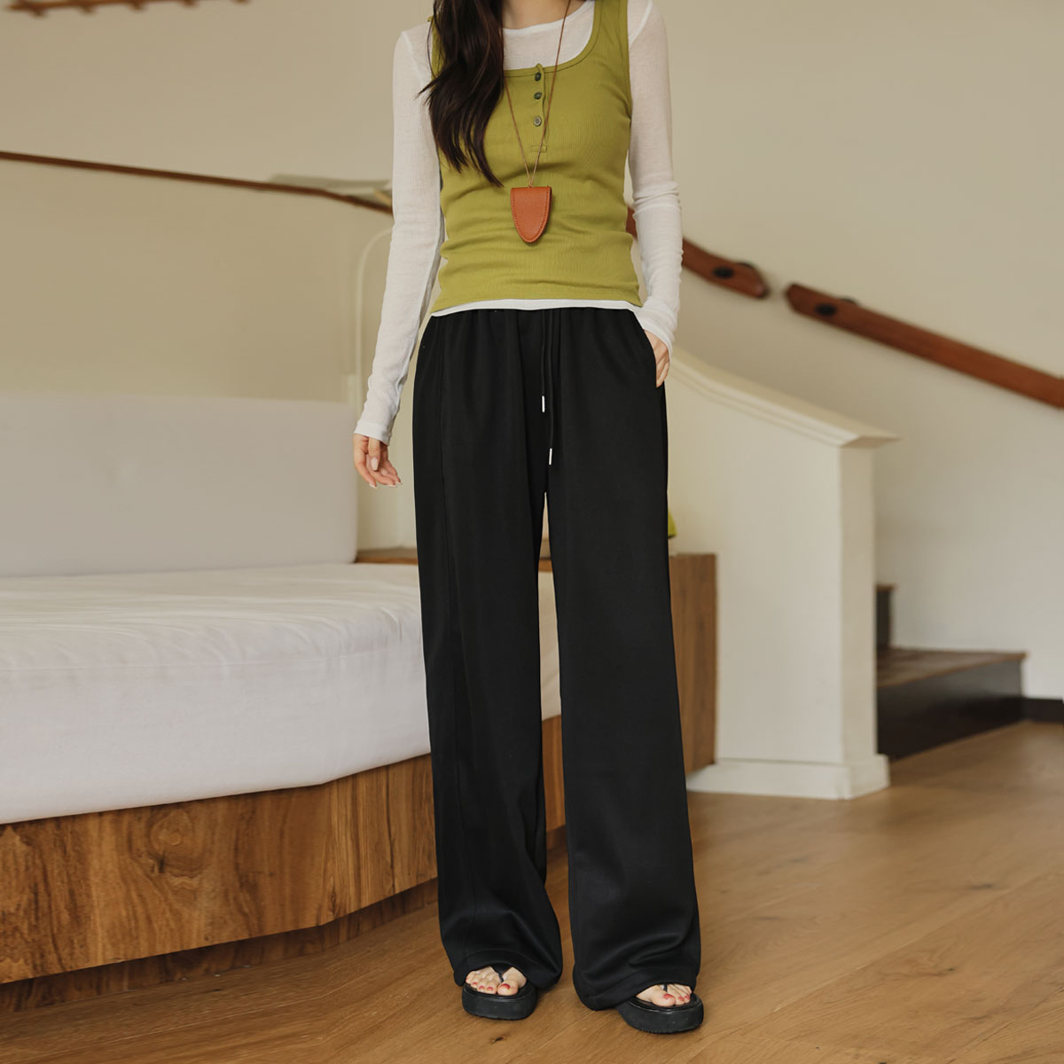 2TYPESpan Two-way Cut Training Pants