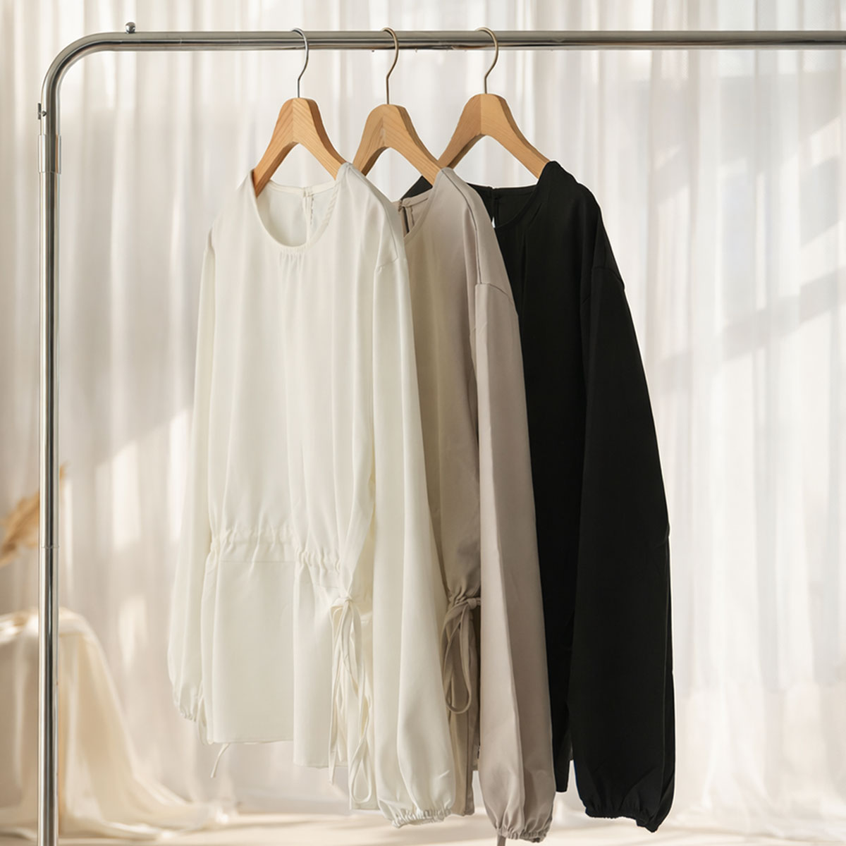 Lenistring frill blouse