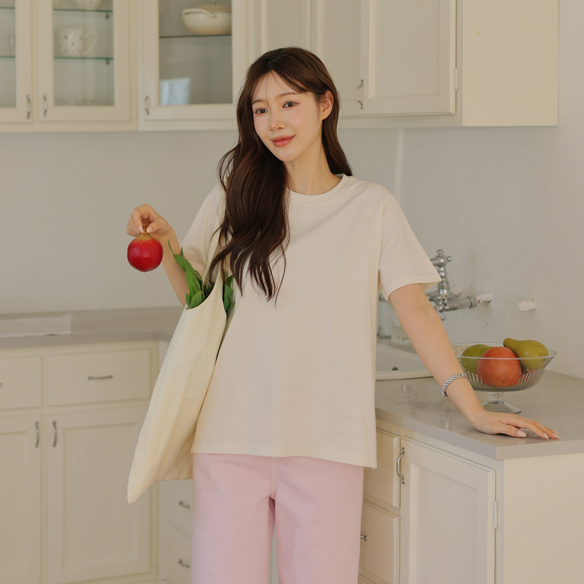 2-Type New Cotton Spandex T-shirt