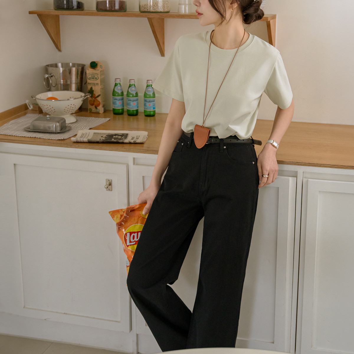 2-Type New Cotton Spandex T-shirt