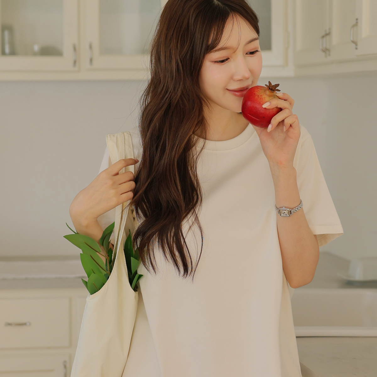 2-Type New Cotton Spandex T-shirt