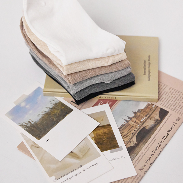 <b>[Special Offer 1+1]</b> Daily Cotton Long Socks