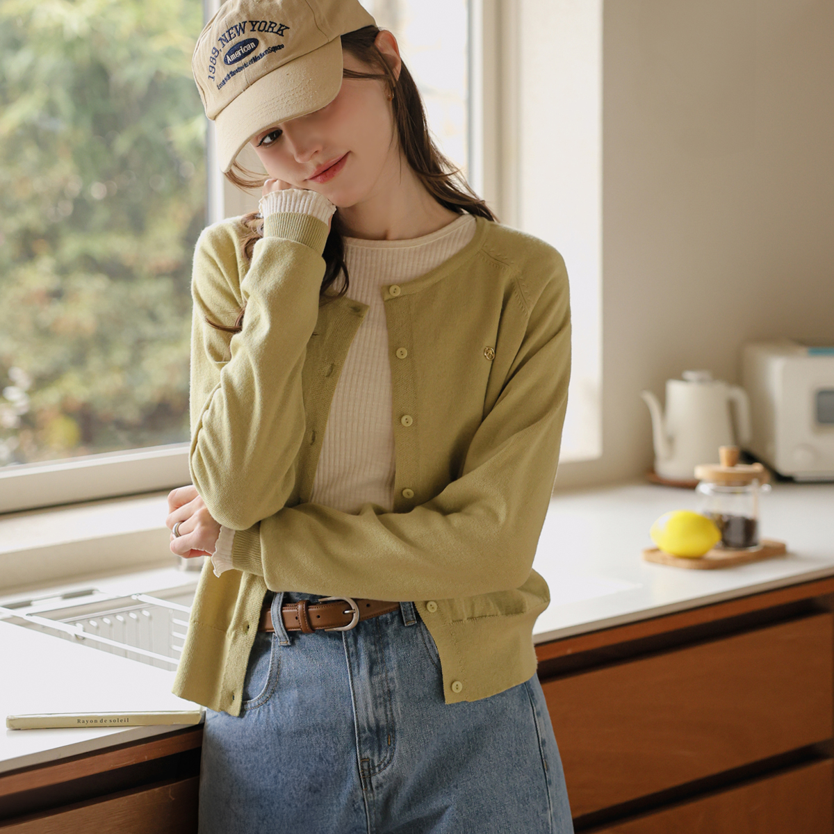 <b>[Limited Time Sale]</b> <b>[Made]</b> Pendant Round Daily Cardigan