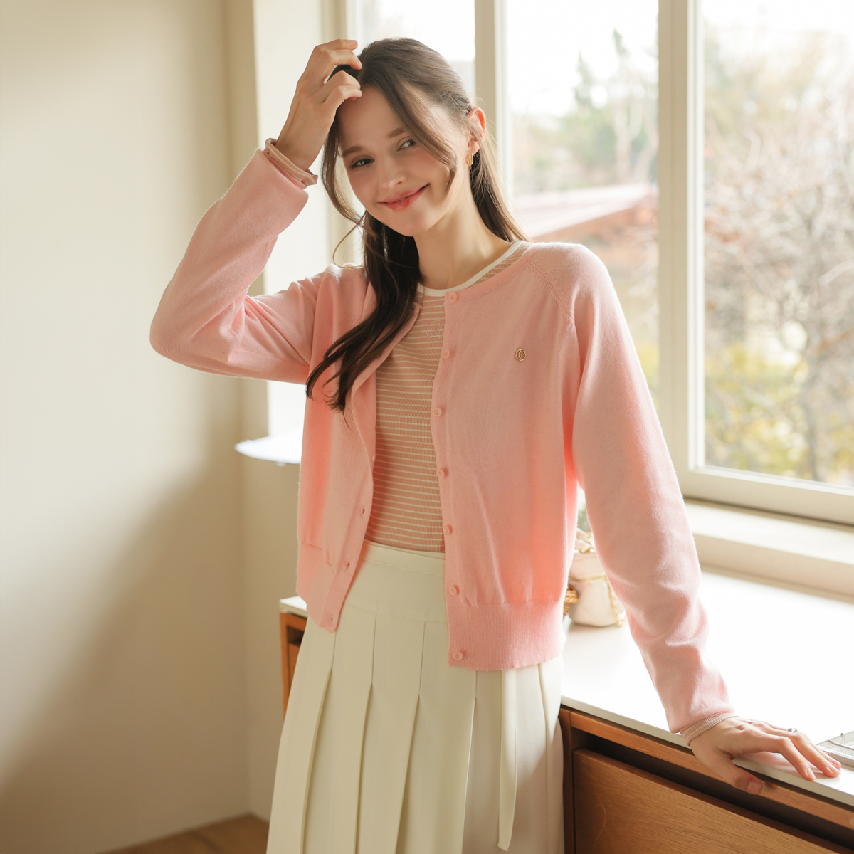 <b>[Limited Time Sale]</b> <b>[Made]</b> Pendant Round Daily Cardigan