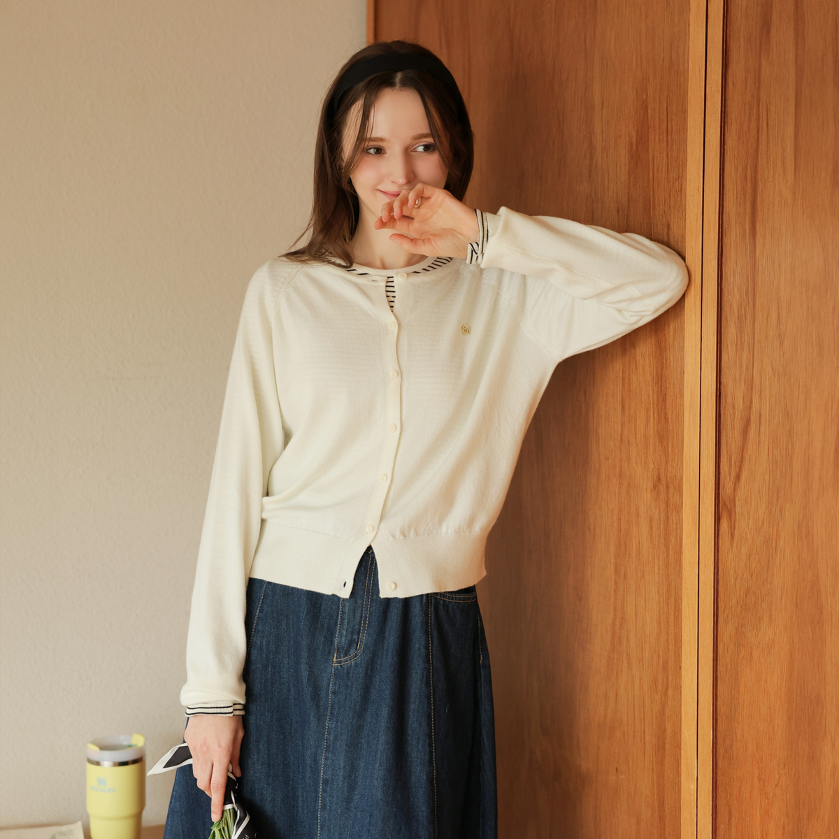 <b>[Limited Time Sale]</b> <b>[Made]</b> Pendant Round Daily Cardigan