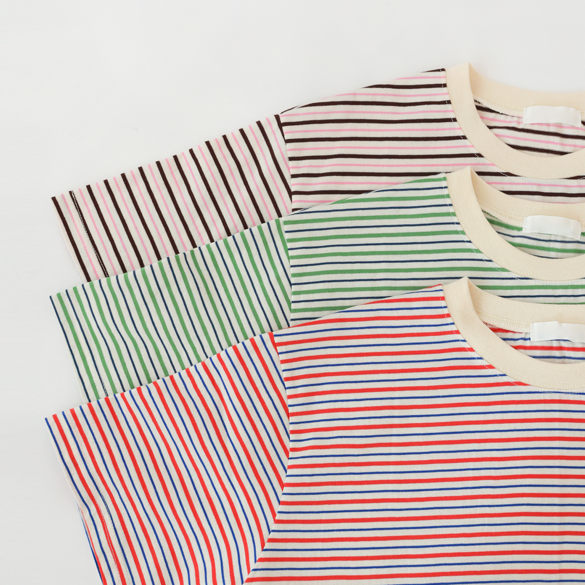 Color Vibe striped short-sleeve tee