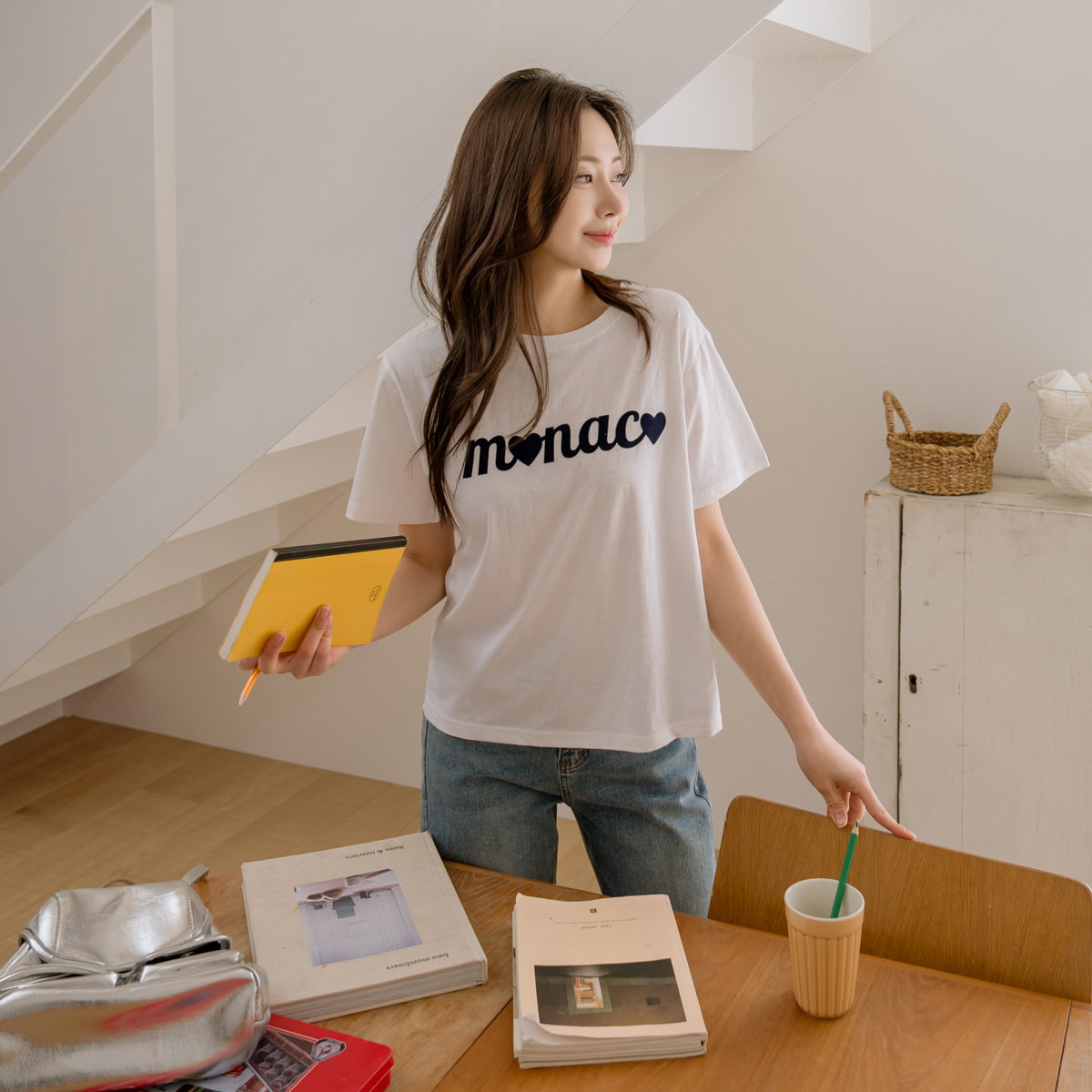 Monaco Lettering Short T-shirts