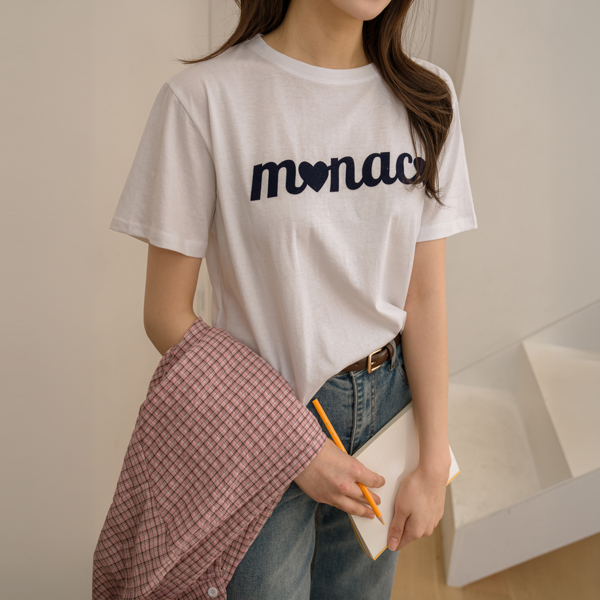 Monaco Lettering Short T-shirts