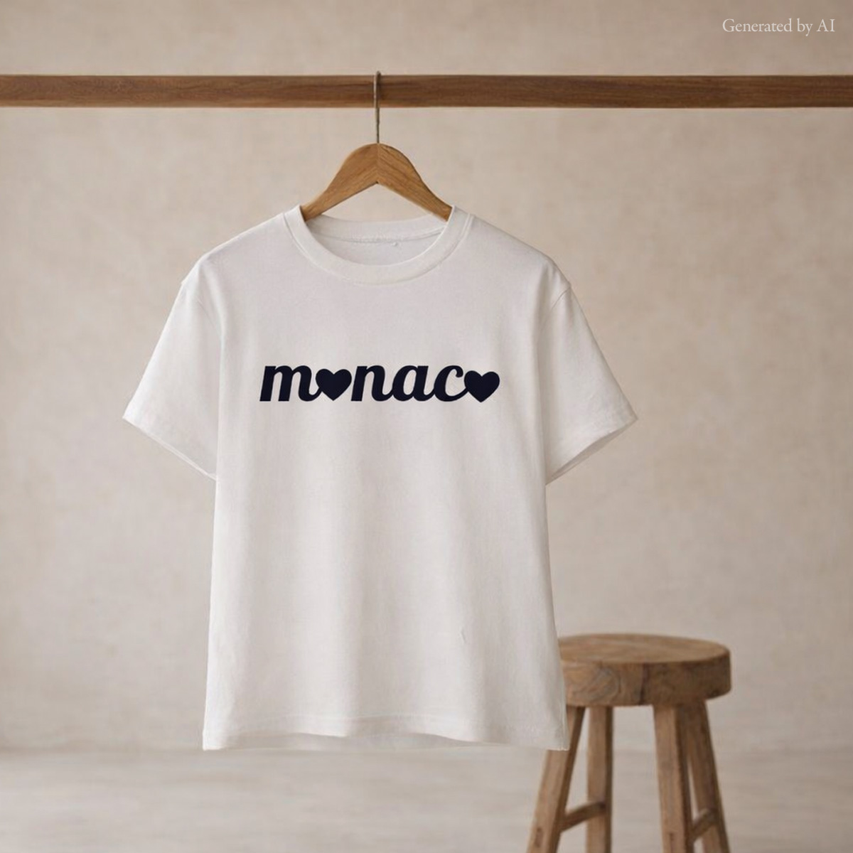 Monaco Lettering Short T-shirts