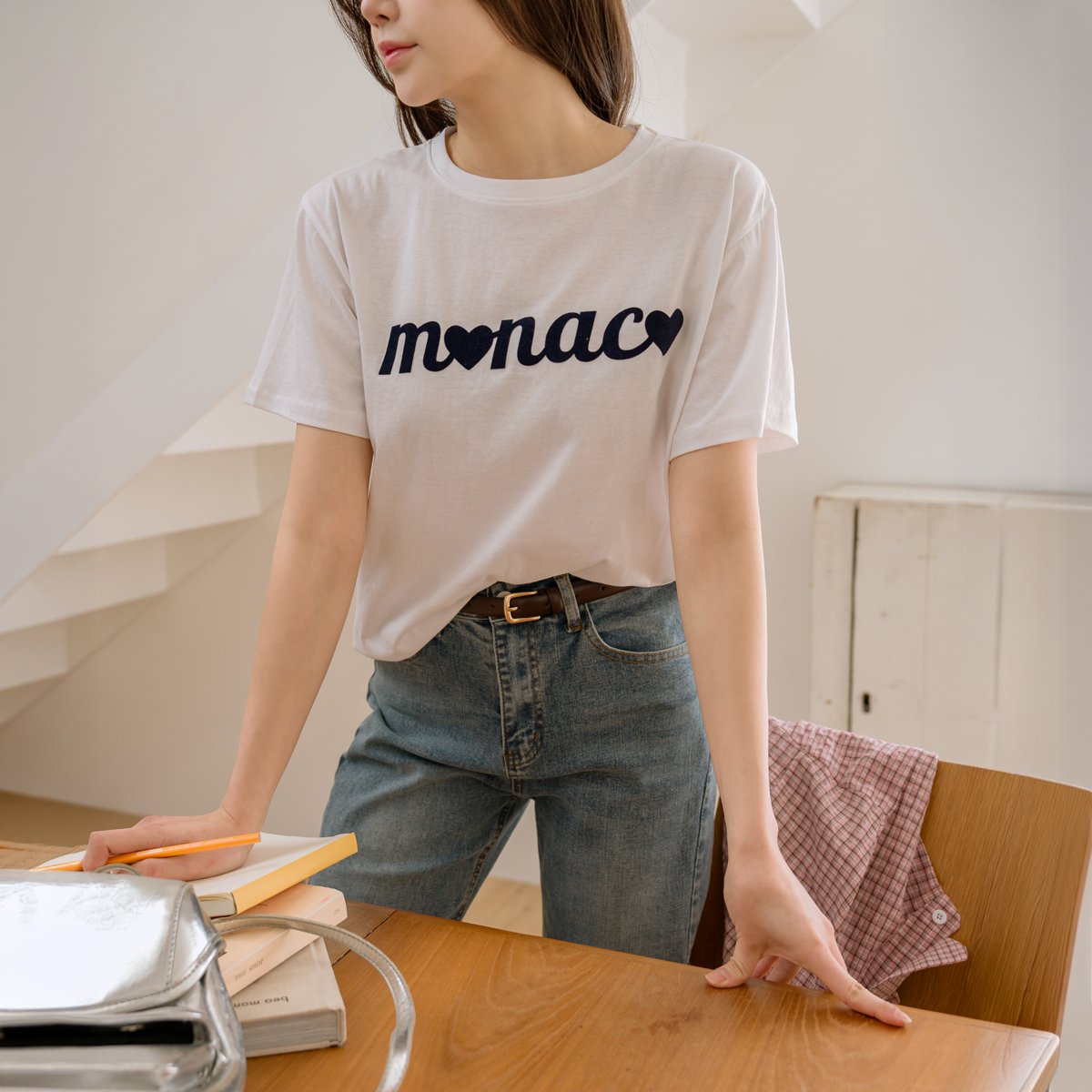 Monaco Lettering Short T-shirts