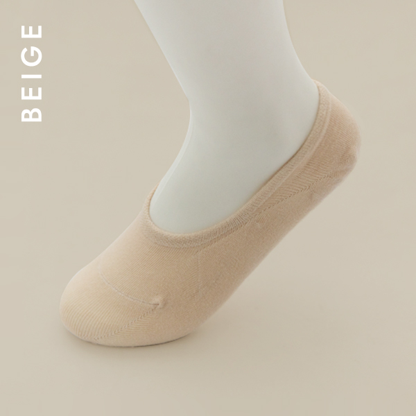 <b>[Special Offer 1+1]</b> Plain No-show Socks (Couples)