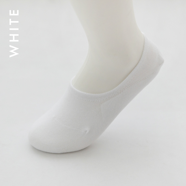 <b>[Special Offer 1+1]</b> Plain No-show Socks (Couples)