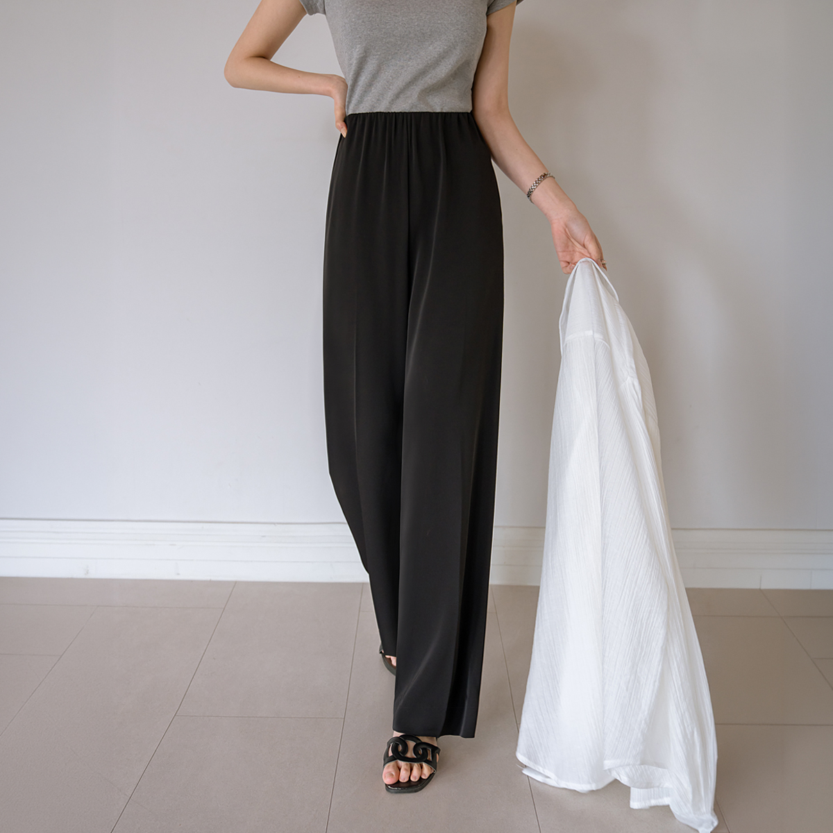 <b>[Free Shipping]</b> <b>[Limited Time Offer]</b> <b>[Made]</b> Wrinkle-Free Charsilket Noobi Slacks