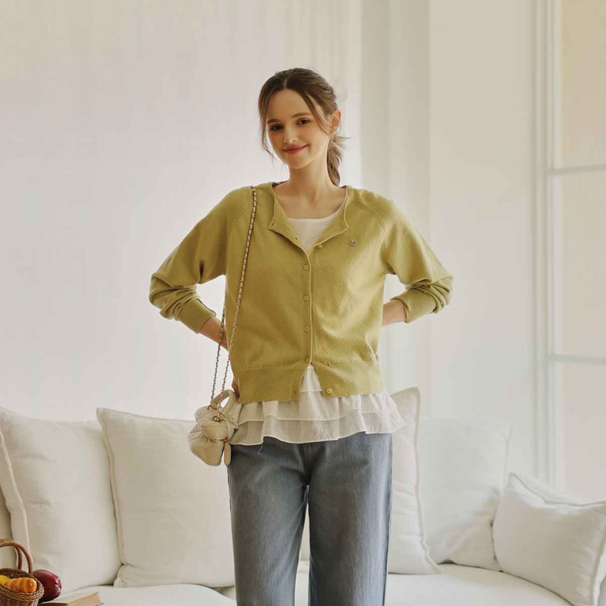 3-tiered ruffle blouse