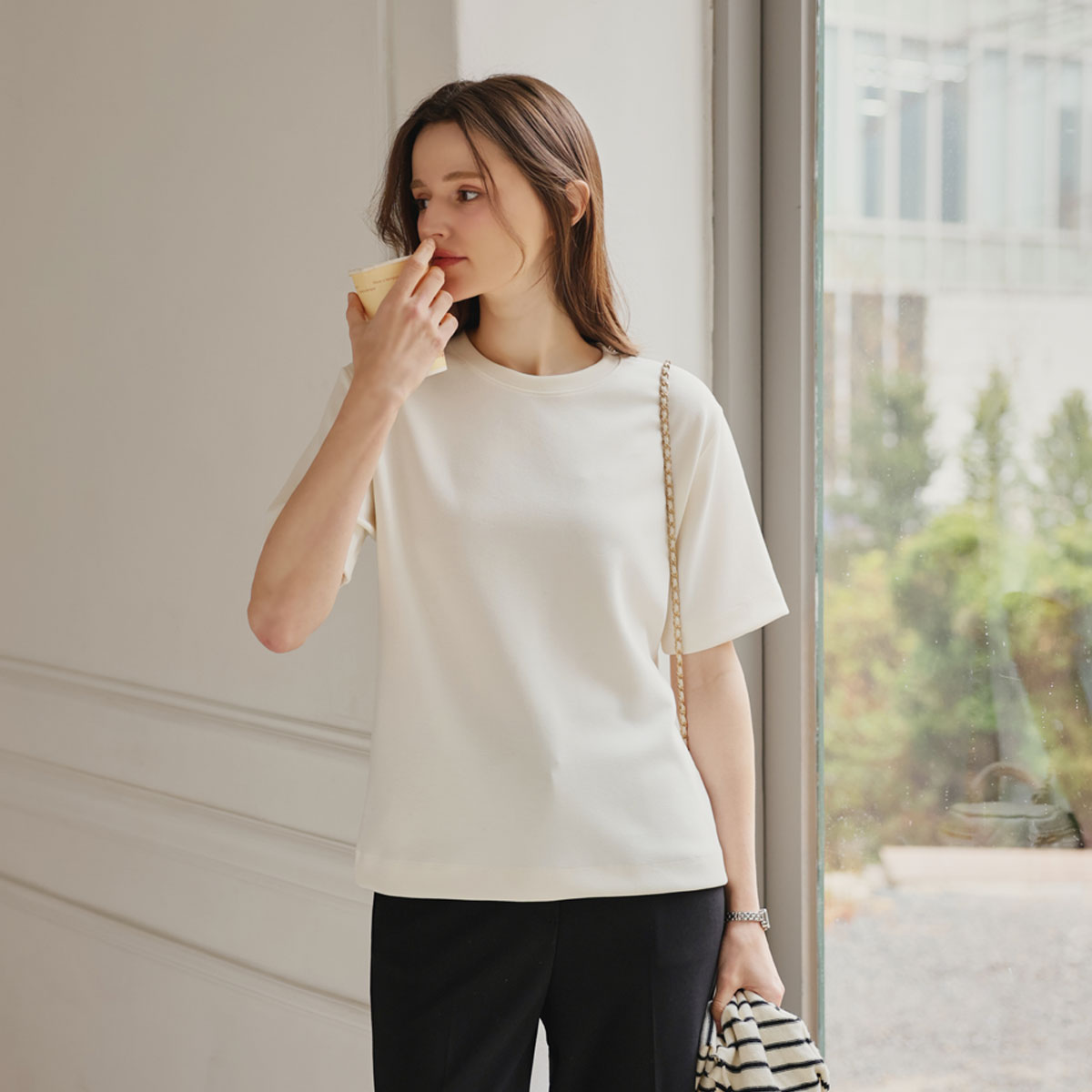 <b>[Made]</b> Soft Tension Tangy Basic T-shirt