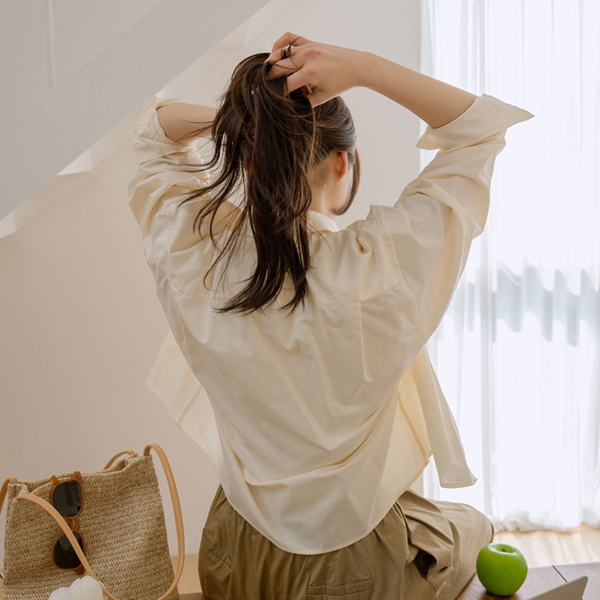 Sturdy Oxford Crop Shirt