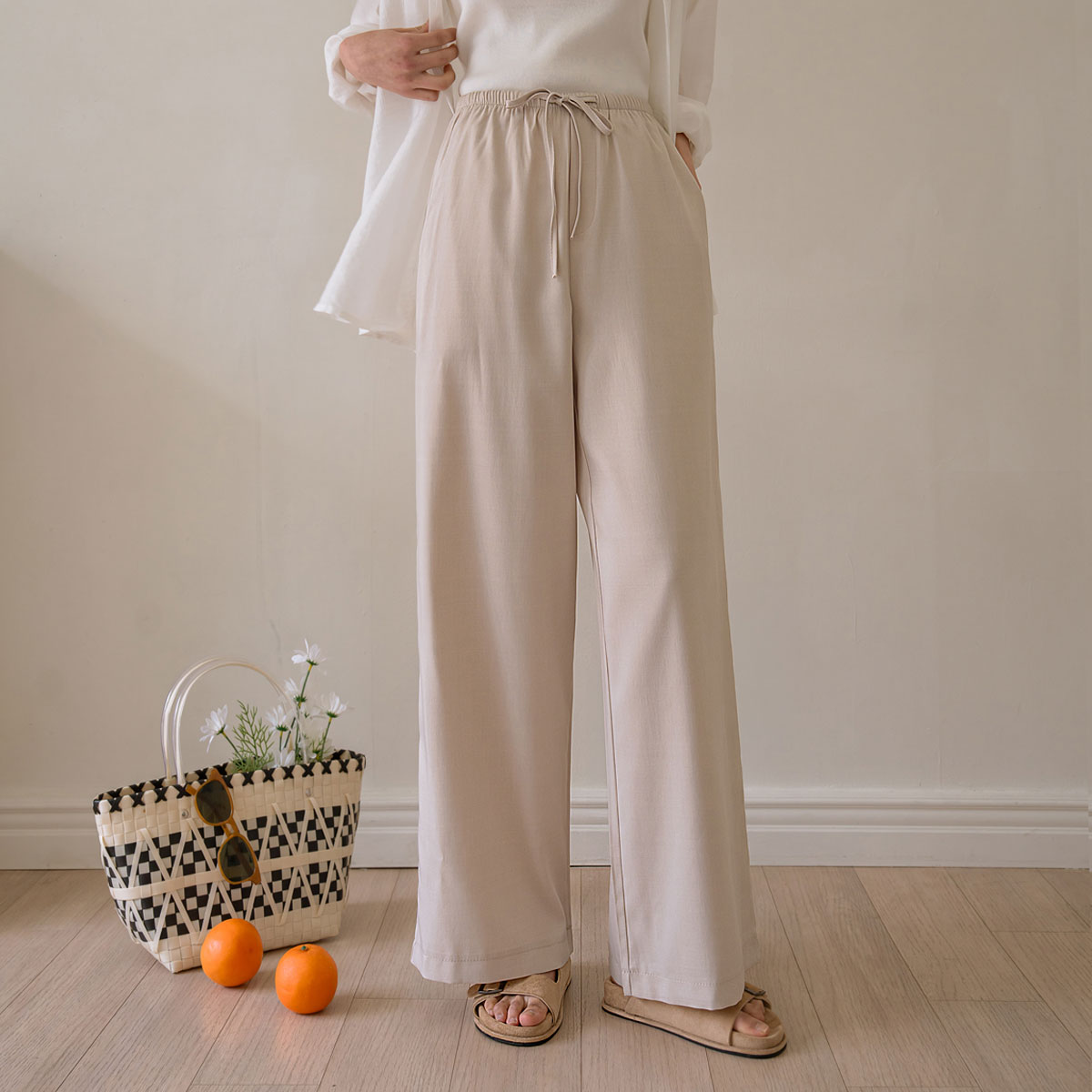 Perfect Fit Slacks Elastic Waist Pants
