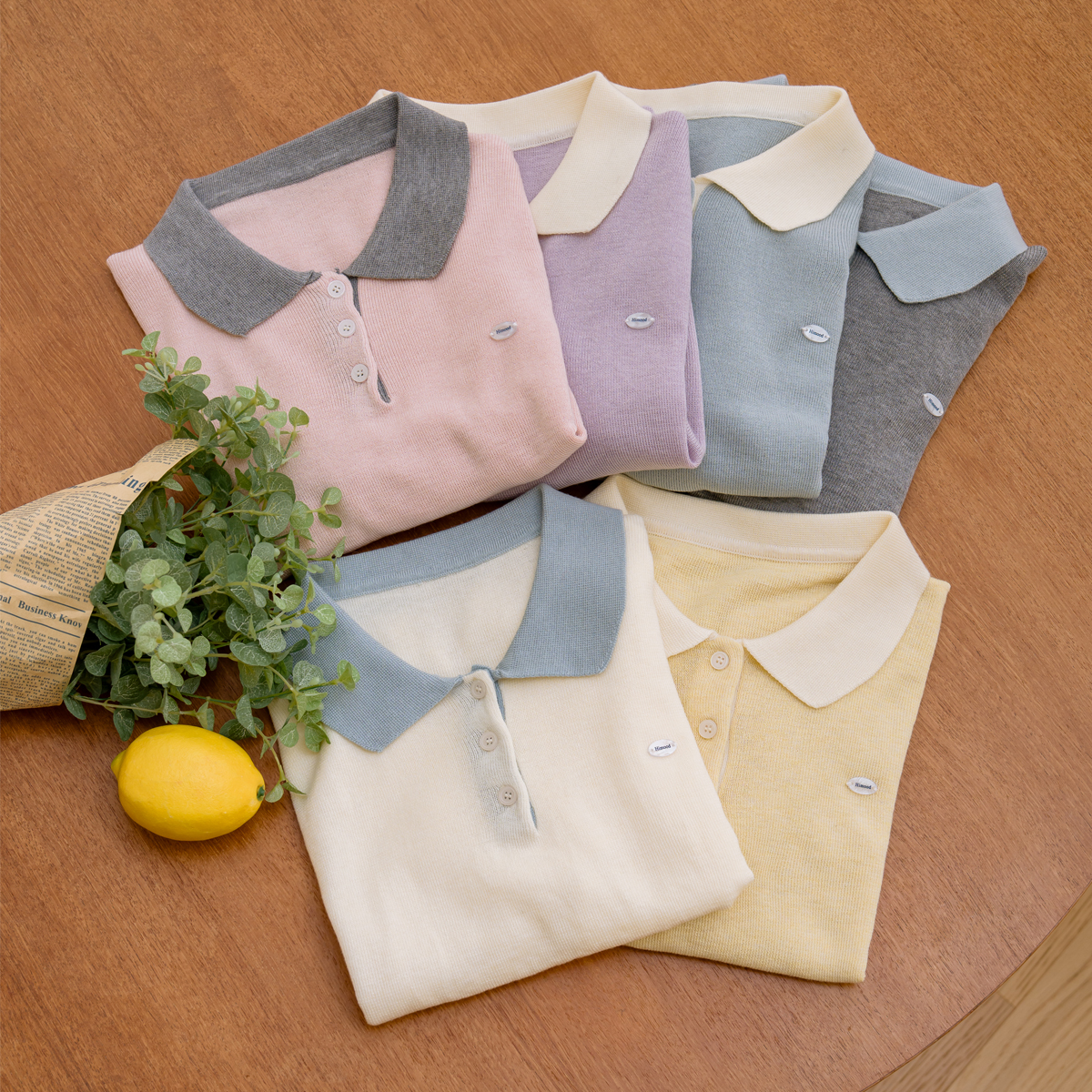 Mood Gemstone Pendant Collar Knit