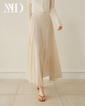 <b>[Made]</b> Grace Pleats Maxi Flare Skirt