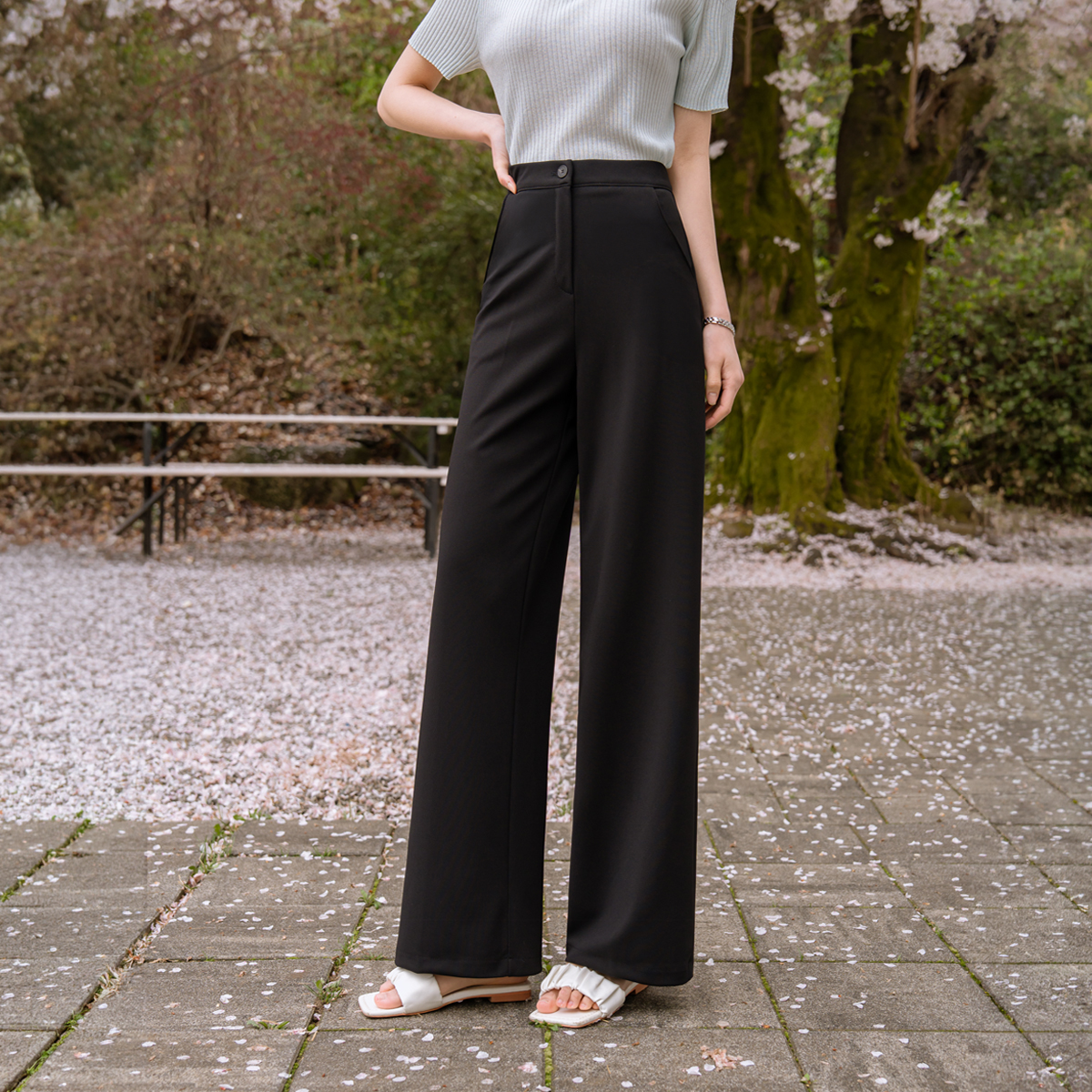 <b>[Made]</b> 2 Types of Holy Grail Stretch Wide Slacks