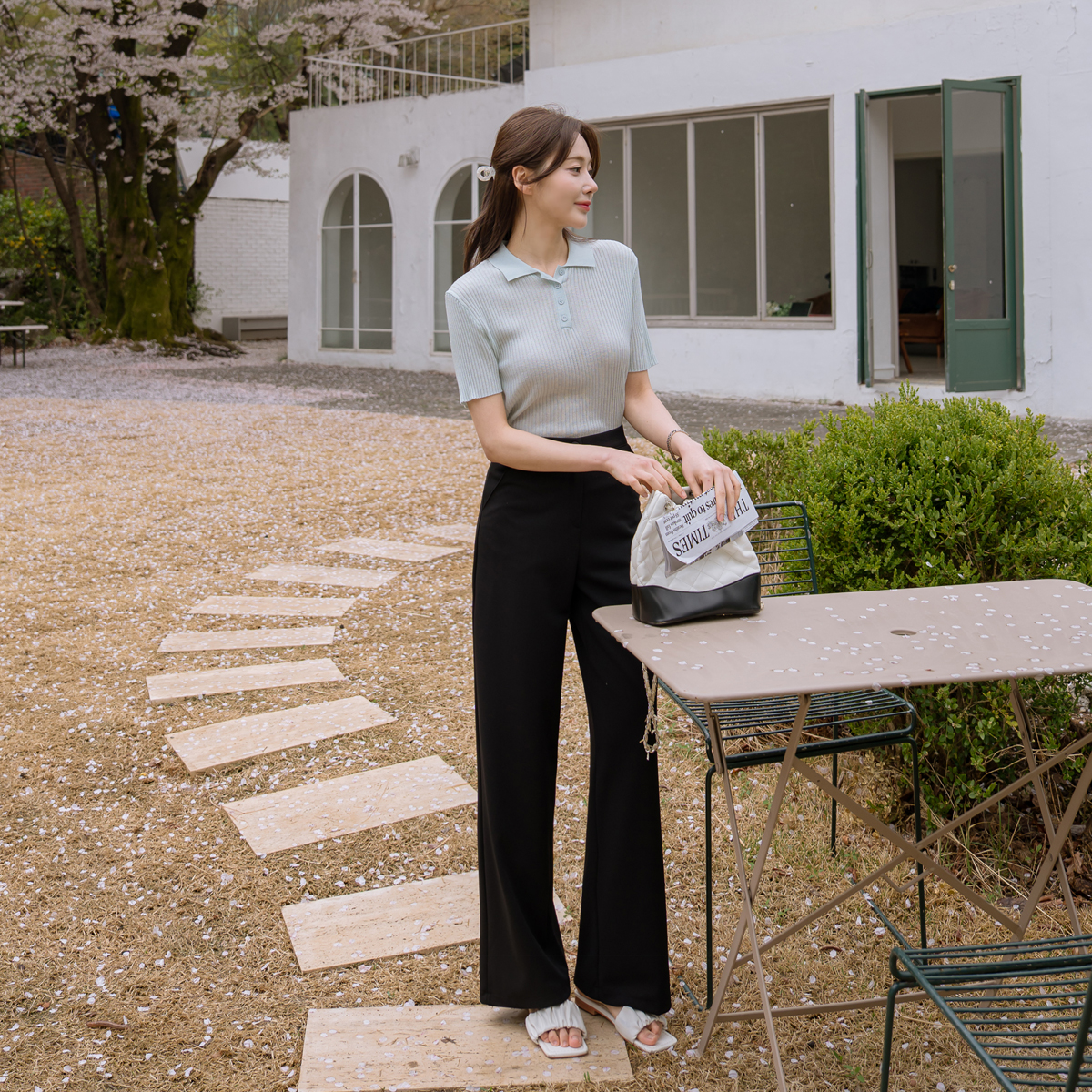 <b>[Made]</b> 2 Types of Holy Grail Stretch Wide Slacks