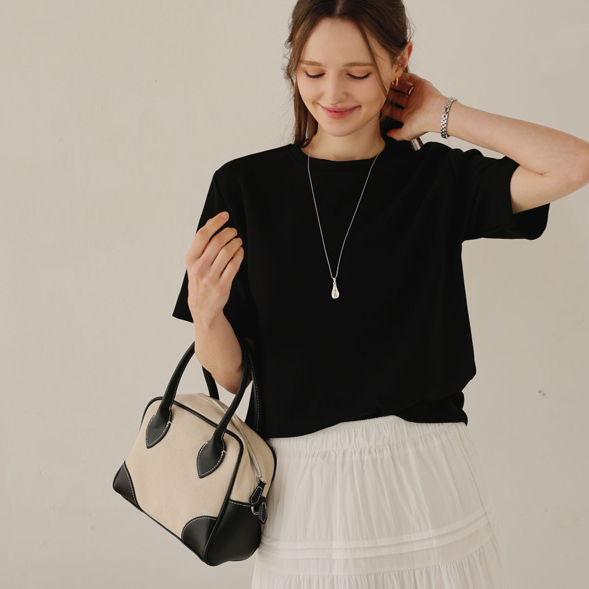 <b>[365-Day Everyday Uniform Item]</b> <b>[Made]</b> Soft Tension Tangy Basic T-shirt