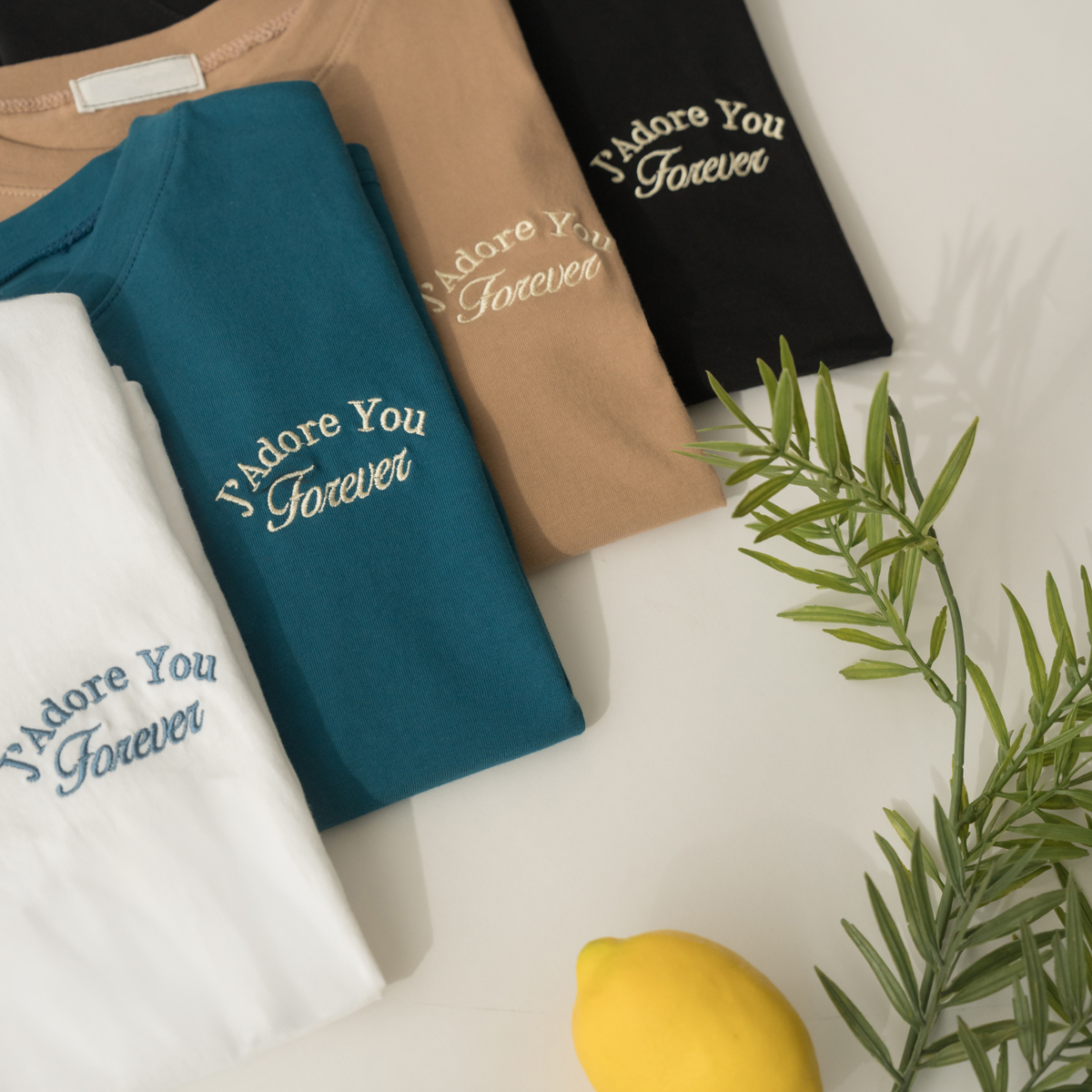 Forever embroidered short-sleeve tee