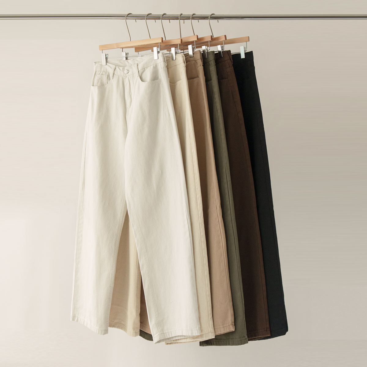 2-Type Versatile Cotton Wide Pants