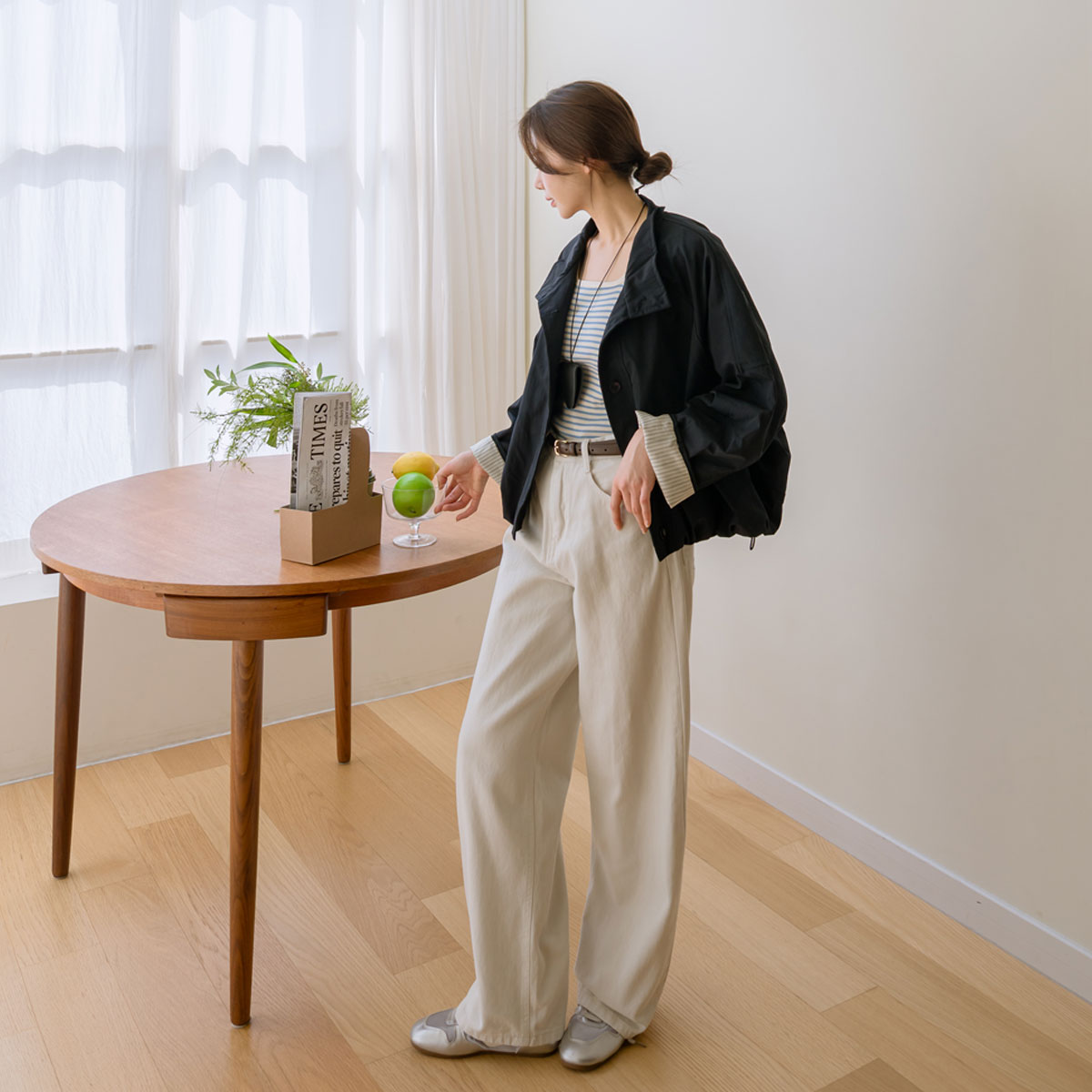 2-Type Versatile Cotton Wide Pants