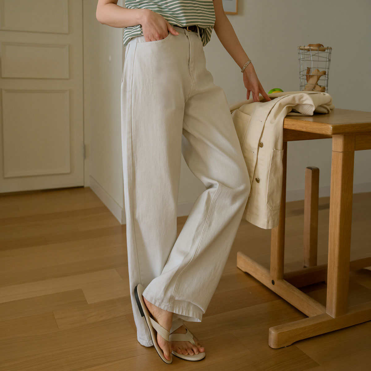 2-Type Versatile Cotton Wide Pants