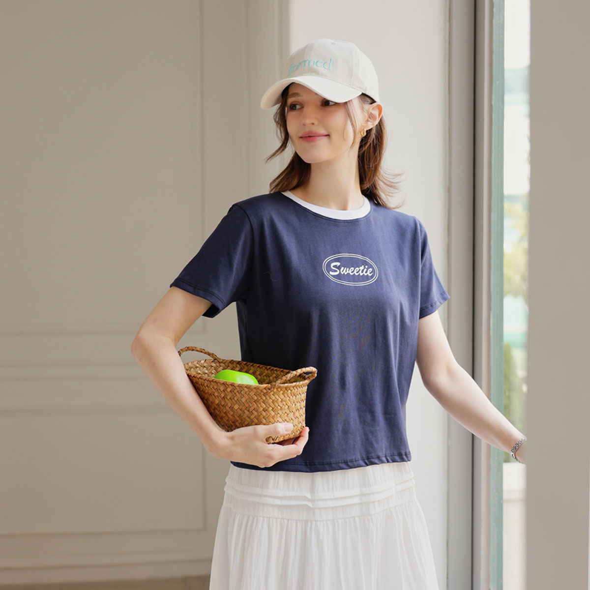 Sweetie Color Block Short T-shirts