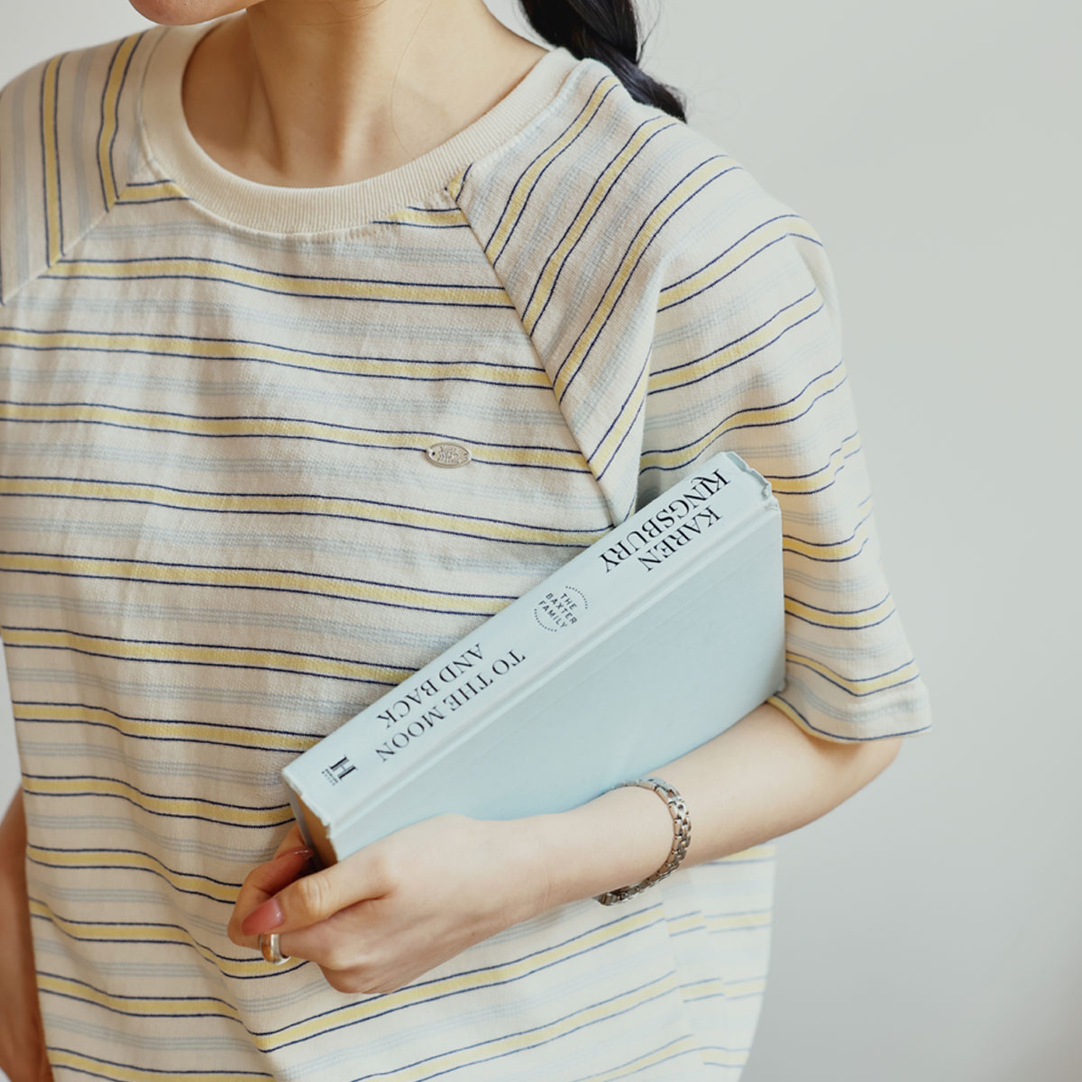 Cracker striped short-sleeve sweatshirt