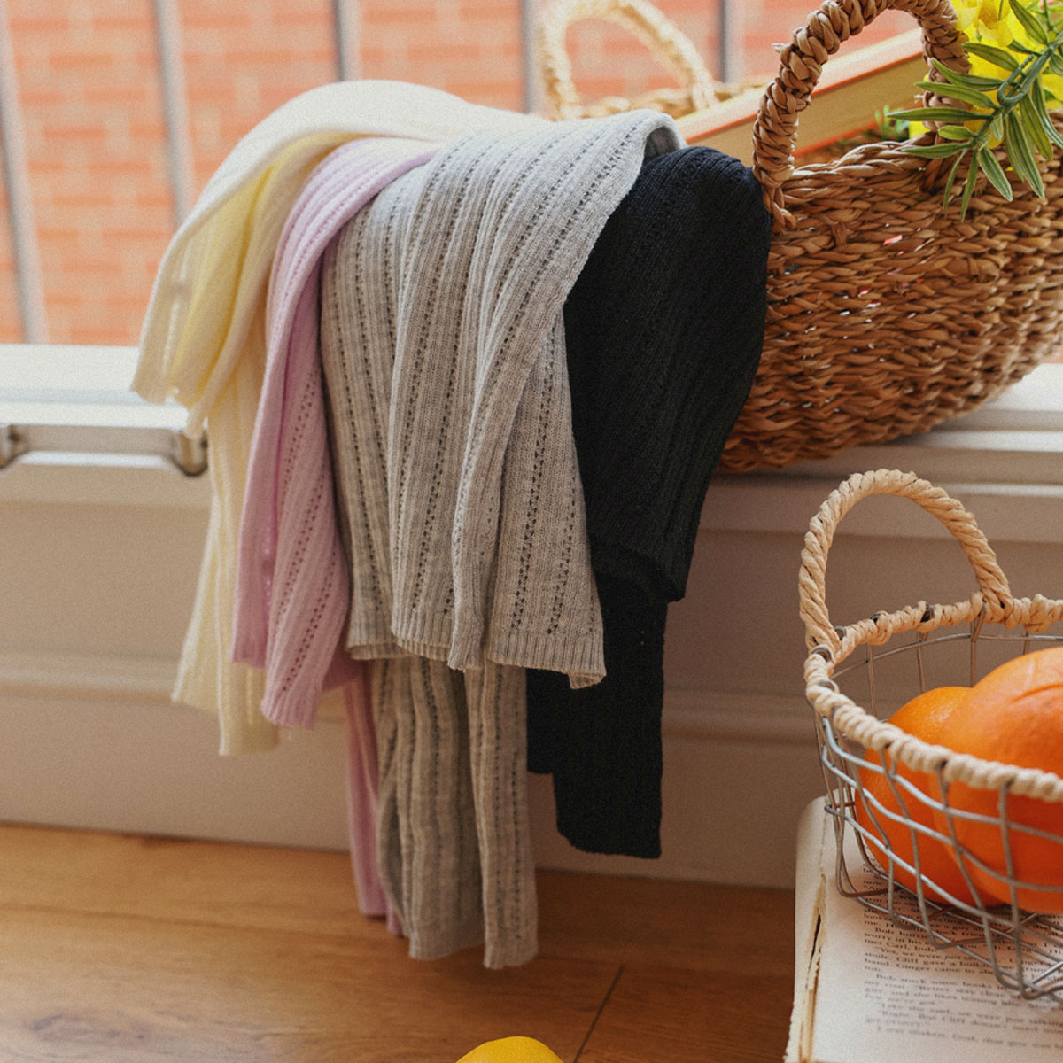 Fruit Sculpted Perforated Cardigan